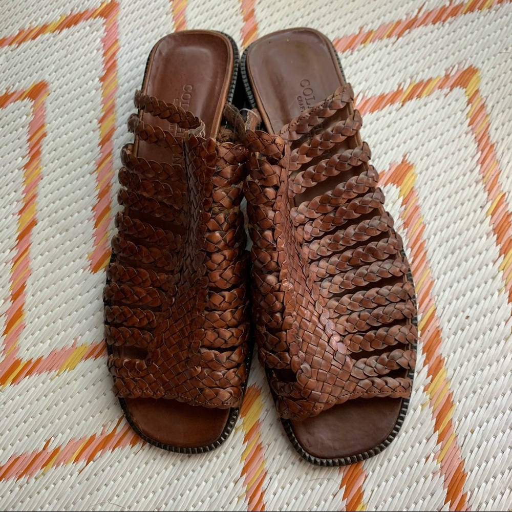 Cole Haan boho braided sandals